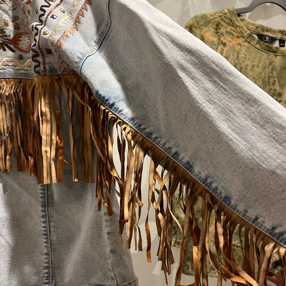 Western style denim jacket